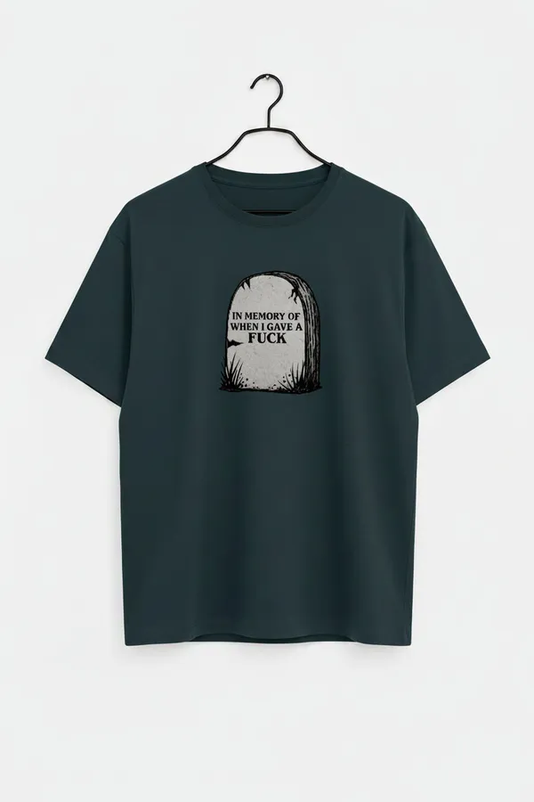 Petrol_Blue_Cotton_T-Shirt_For_Unisex