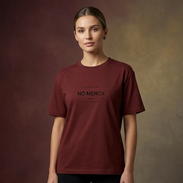 Brick_Red_Cotton_T-Shirt_For_Unisex