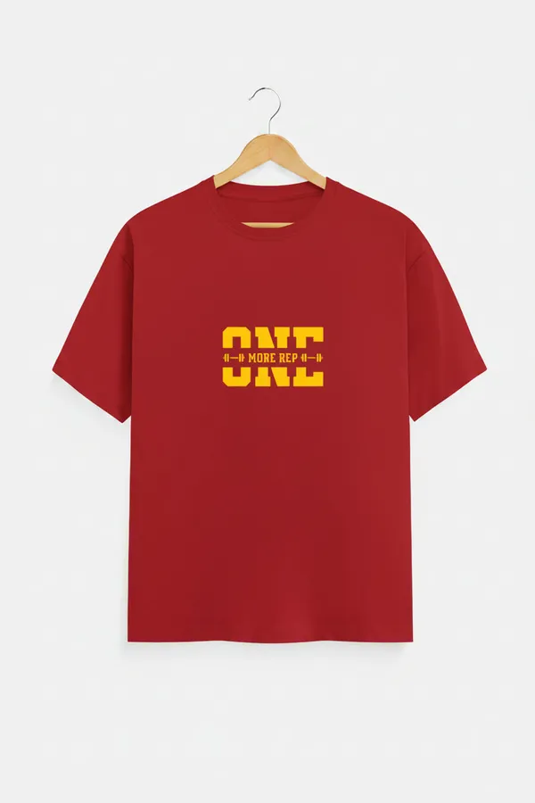 Red_Cotton_T-Shirt_For_Unisex