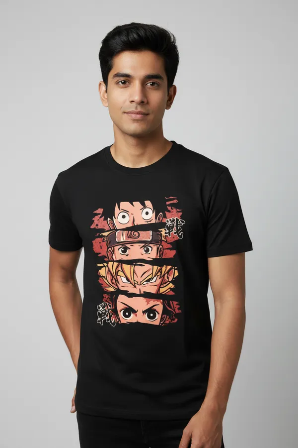 Black_Cotton_T-Shirt_For_Unisex