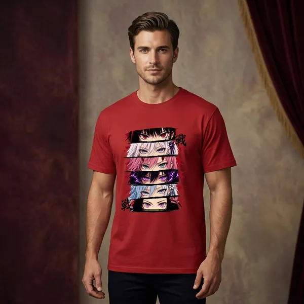 Red_Cotton_T-Shirt_For_Unisex