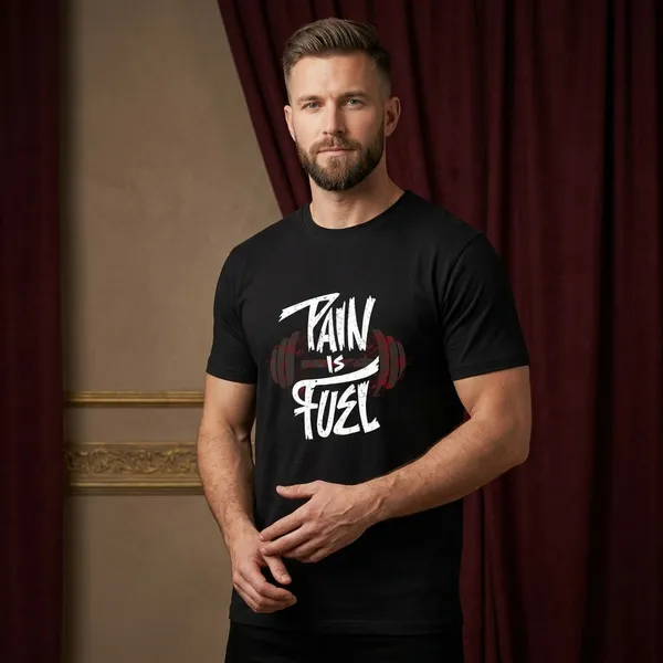 Black_Cotton_T-Shirt_For_Unisex