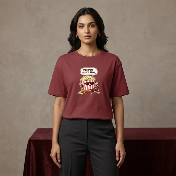 Coral_Cotton_T-Shirt_For_Unisex