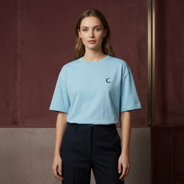 Baby_Blue_Cotton_T-Shirt_For_Unisex