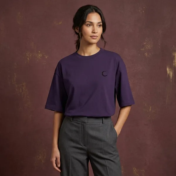 Purple_Cotton_T-Shirt_For_Unisex