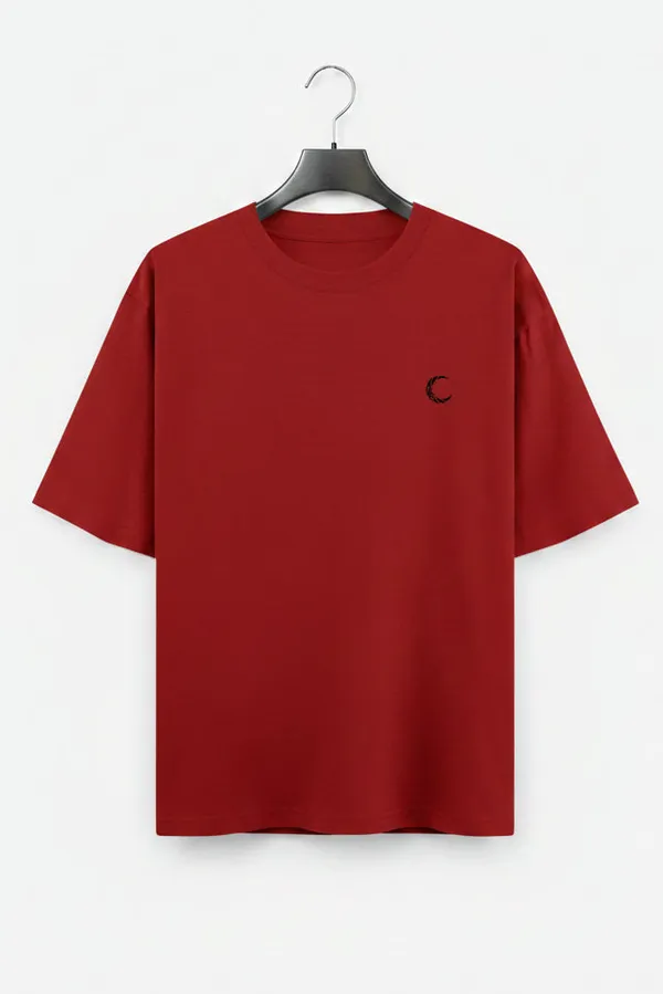 Red_Cotton_T-Shirt_For_Unisex