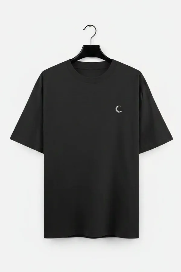 Black_Cotton_T-Shirt_For_Unisex