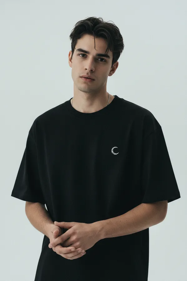 Black_Cotton_T-Shirt_For_Unisex