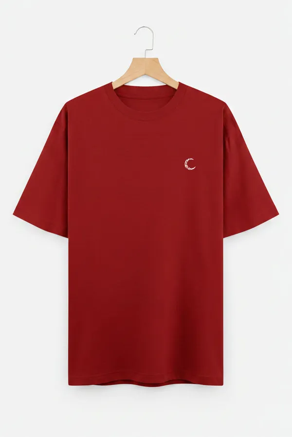 Red_Cotton_T-Shirt_For_Unisex