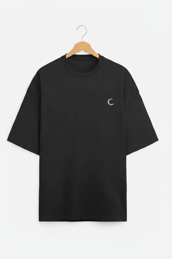 Black_Cotton_T-Shirt_For_Unisex