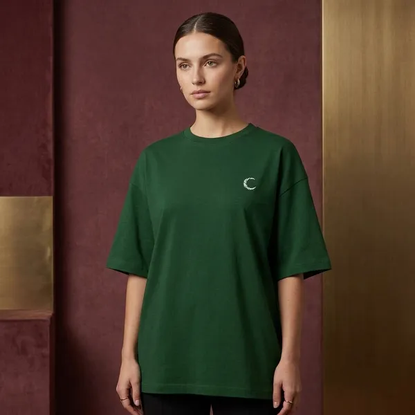 Bottle_Green_Cotton_T-Shirt_For_Unisex