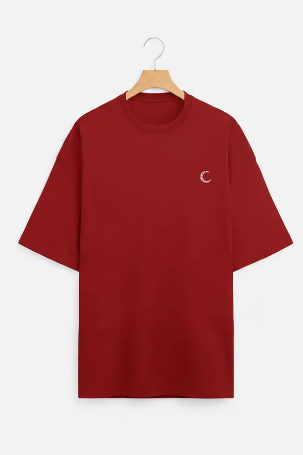 Red_Cotton_T-Shirt_For_Unisex