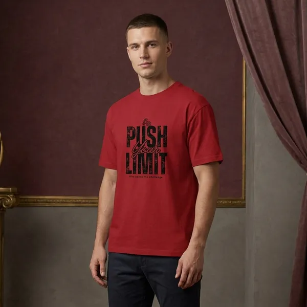 Red_Cotton_T-Shirt_For_Unisex