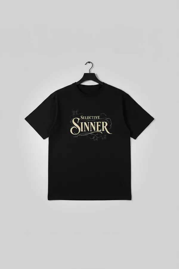Black_Cotton_T-Shirt_For_Unisex