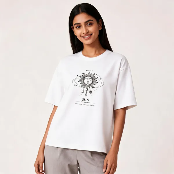 Unisex_Oversized_Celestial_Sun_T_Shirt_White