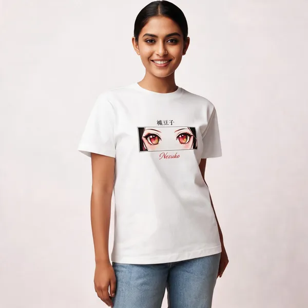 Unisex_Oversized_Demon_Slayer_Nezuko_T_Shirt_White