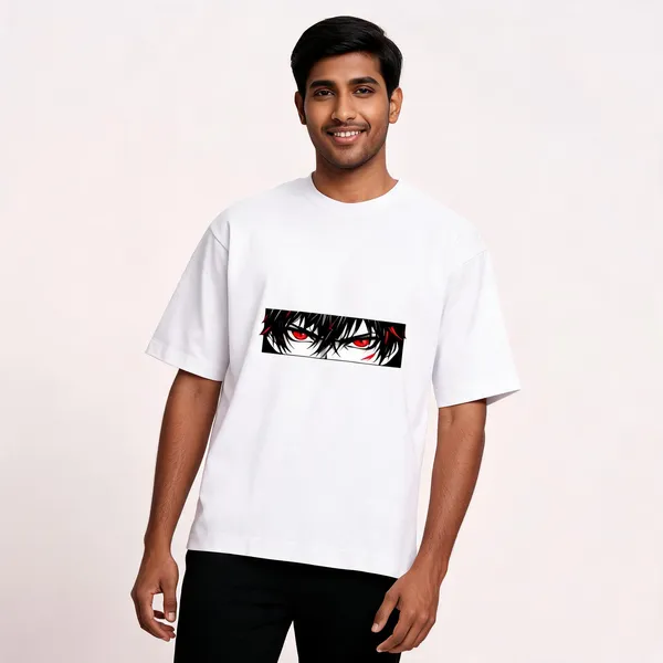 Unisex_Samurai_Oversized_Standard_T_Shirt_White