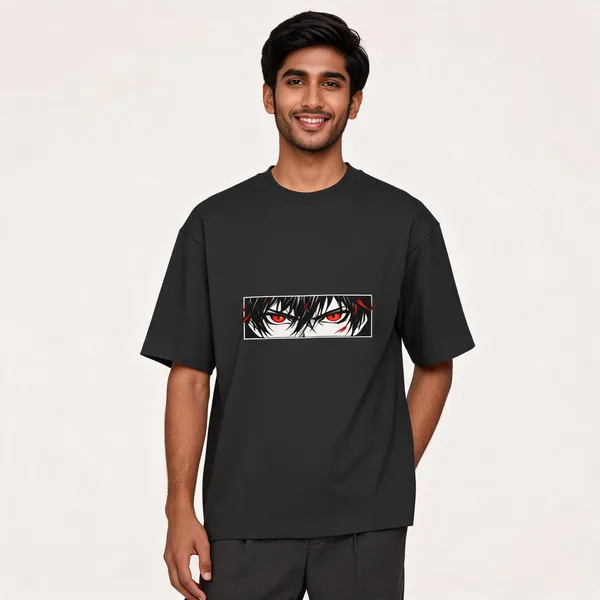 Unisex_Samurai_Oversized_Standard_T_Shirt_Black