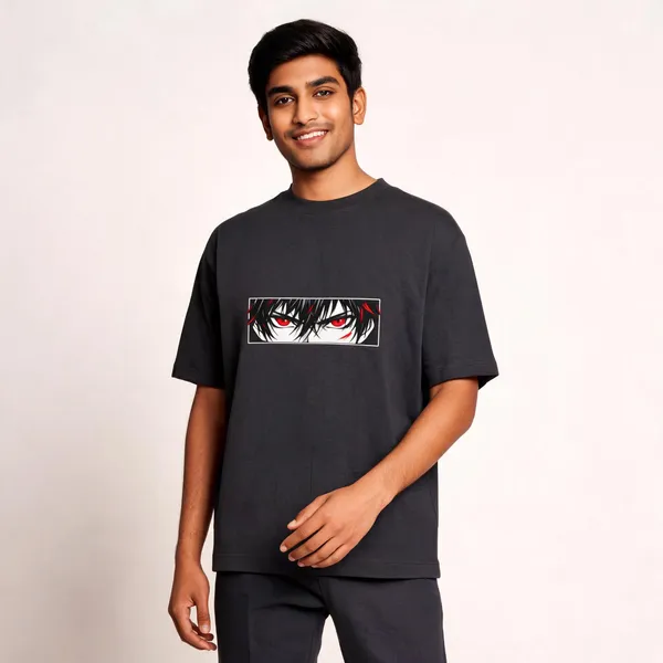 Unisex_Samurai_Oversized_Standard_T_Shirt_Black