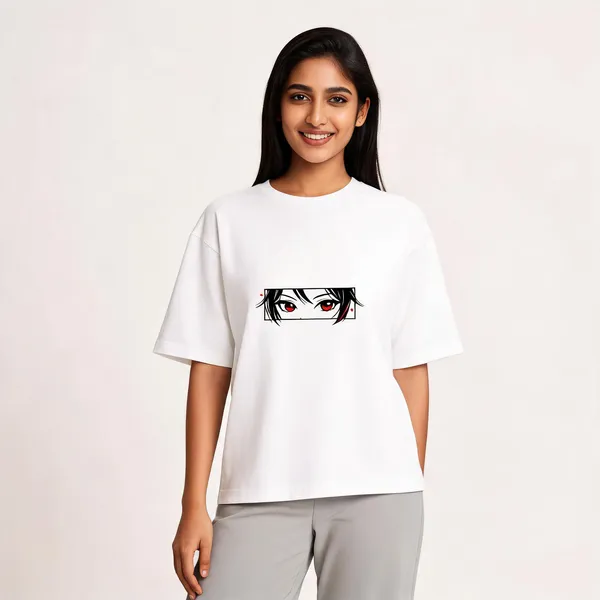 Kawaii_Girl_Oversized_Standard_T_Shirt_White