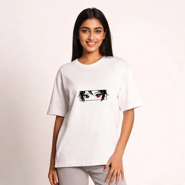 Kawaii_Girl_Oversized_Standard_T_Shirt_White