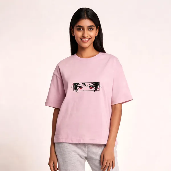 Kawaii_Girl_Oversized_Standard_T_Shirt_Light_Baby_Pink