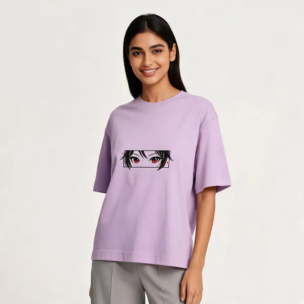 Kawaii_Girl_Oversized_Standard_T_Shirt_Lavender
