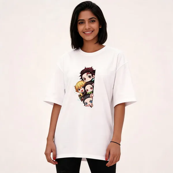 Unisex_Demon_Slayer_Oversized_T_Shirt_White