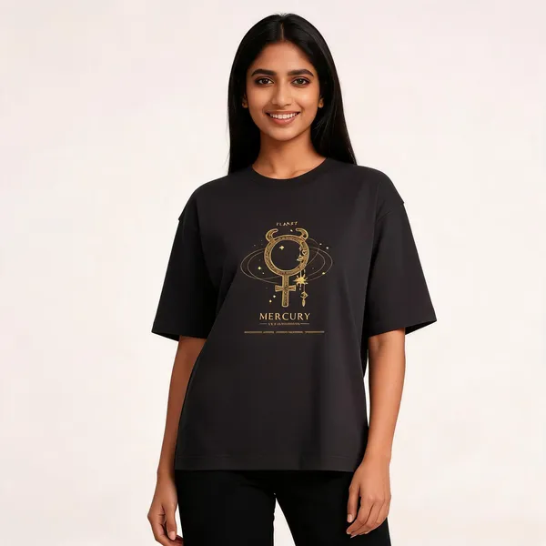 Mercury_Planet_Oversized_T_Shirt_Black_Astrology_Streetwear_Black