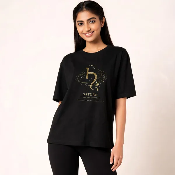 Saturn_Planet_Oversized_T_Shirt_Black_Astrology_Streetwear_Black