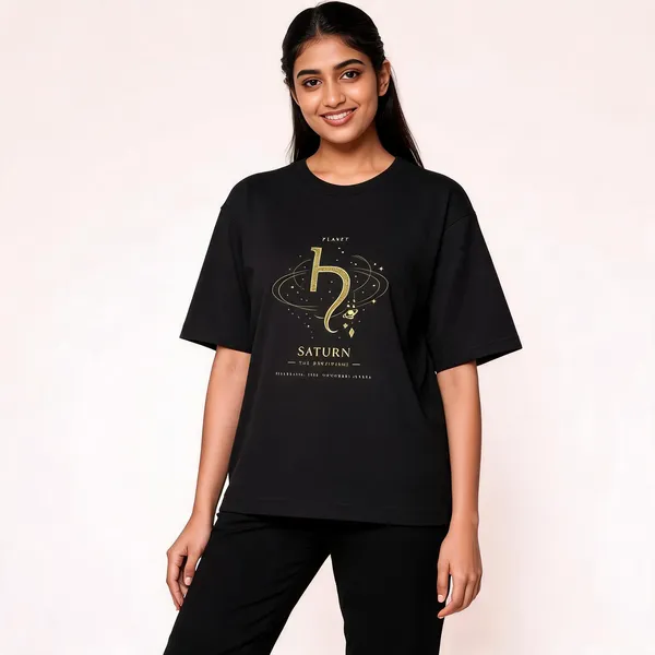Saturn_Planet_Oversized_T_Shirt_Black_Astrology_Streetwear_Black