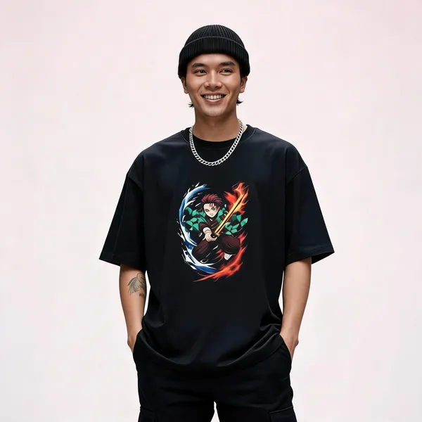Tanjiro_Kamado_Oversized_T_Shirt_Demon_Slayer_Anime_Drop_Black