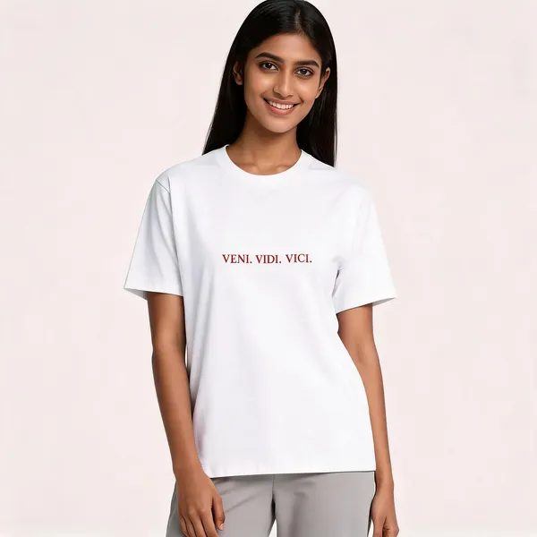Veni_Vedi_Vici_Unisex_T_Shirt_White