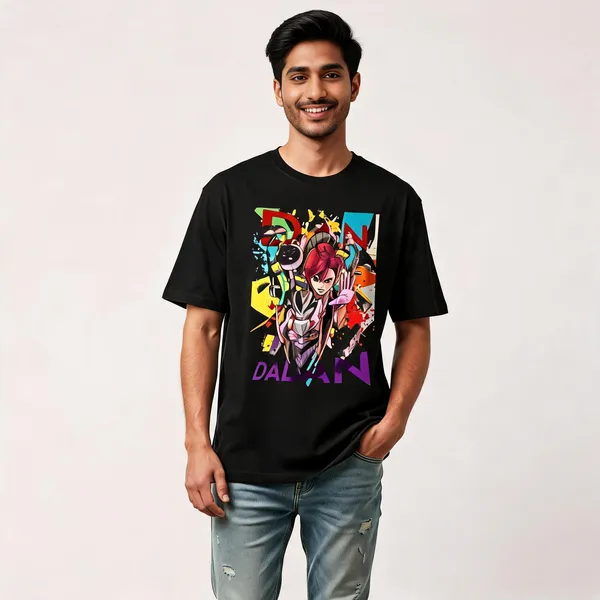 Dandadan_Crew_Unisex_T_Shirt_Black