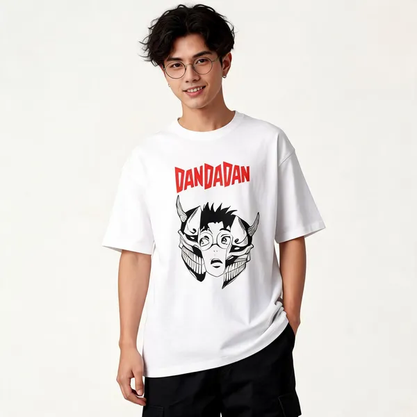 Dandadan_Unisex_T_Shirt_White_White