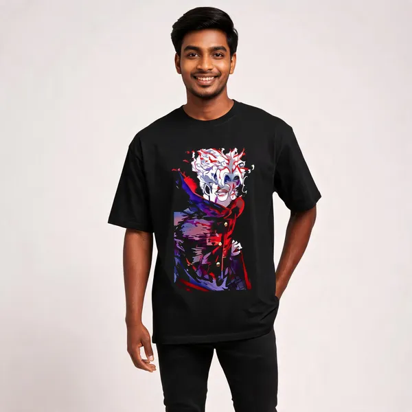 Turbo_Okarun_Vol_2_Oversized_Unisex_T_Shirt_Black