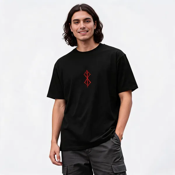 Berserk_Chained_Sword_Oversized_Unisex_T_Shirt_Black