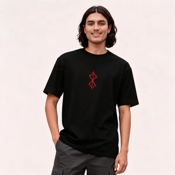 Berserk_Chained_Sword_Oversized_Unisex_T_Shirt_Black