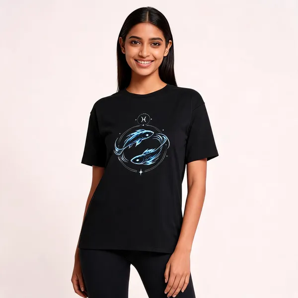 Pisces_Unisex_T_Shirt_Zodiac_Graphic_Tee_Royal_Blue