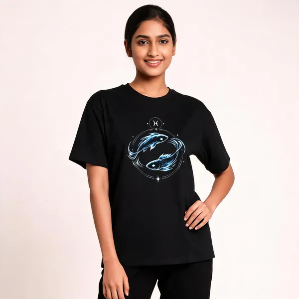Pisces_Unisex_T_Shirt_Zodiac_Graphic_Tee_Royal_Blue
