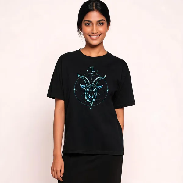 Capricorn_Unisex_T_Shirt_Zodiac_Graphic_Tee_Royal_Blue
