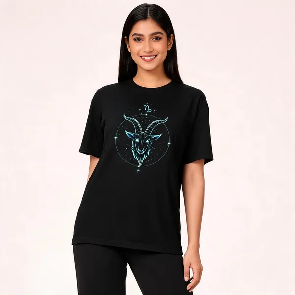Capricorn_Unisex_T_Shirt_Zodiac_Graphic_Tee_Royal_Blue