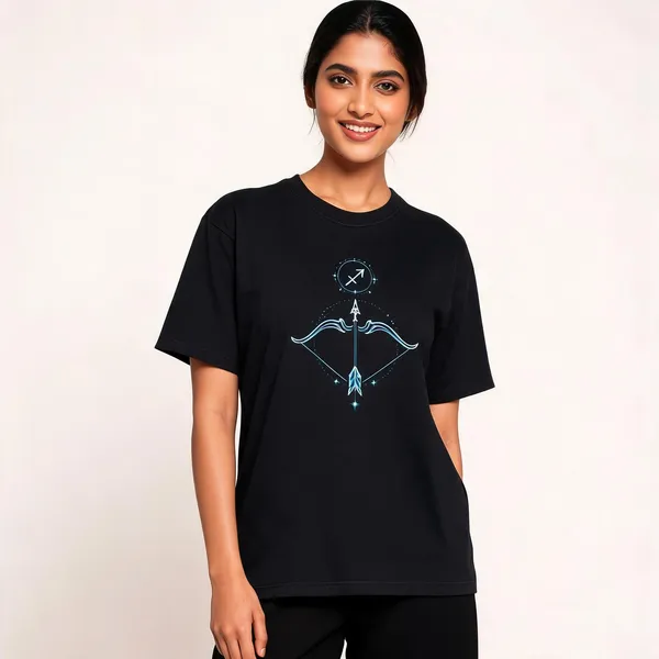 Sagittarius_Unisex_T_Shirt_Zodiac_Graphic_Tee_Royal_Blue