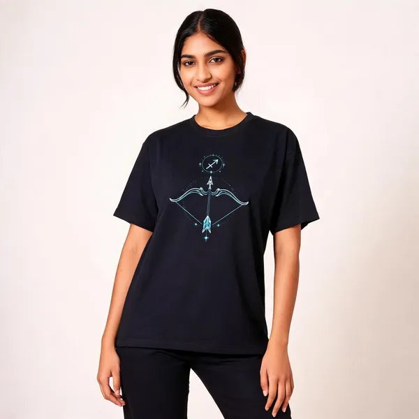 Sagittarius_Unisex_T_Shirt_Zodiac_Graphic_Tee_Royal_Blue