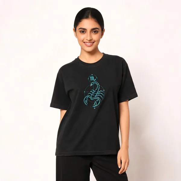 Scorpio_Unisex_T_Shirt_Zodiac_Graphic_Tee_Royal_Blue