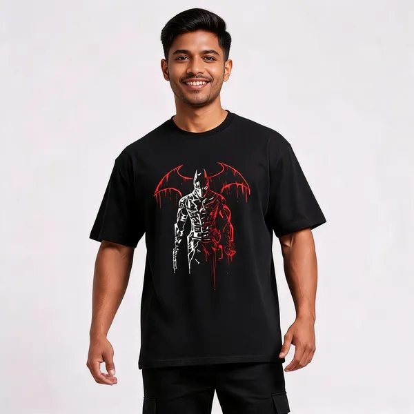 Batman_Halftone_Unisex_T_Shirt_Lunara_Ink_Black