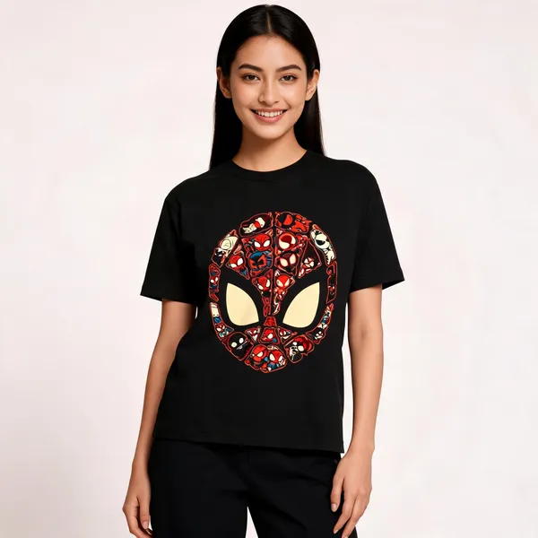 Spidey_Mask_Unisex_T_Shirt_Lunara_Ink_Black