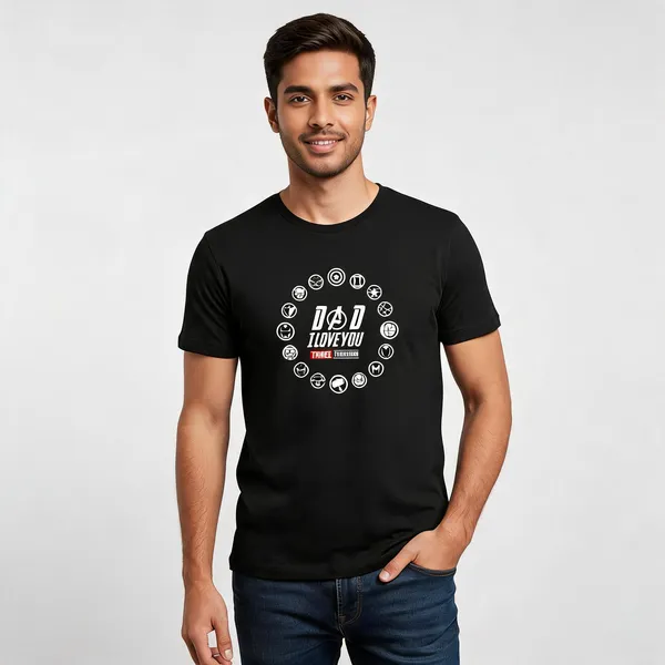 I_Love_You_3000_Graphic_Tee_Unisex_T_Shirt_Black