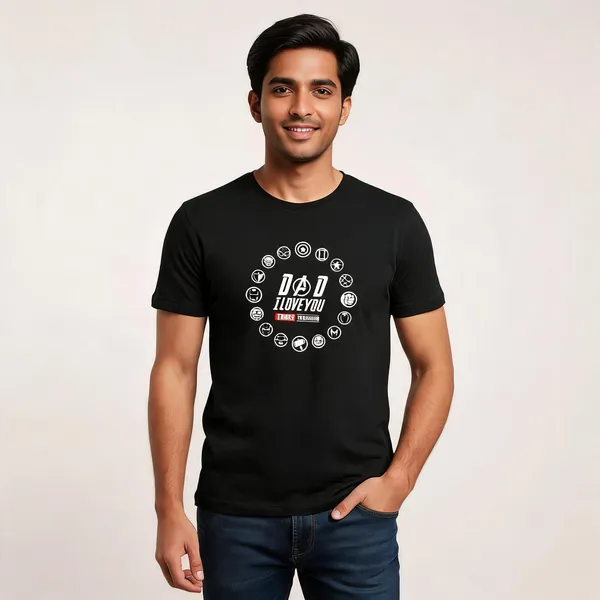 I_Love_You_3000_Graphic_Tee_Unisex_T_Shirt_Black