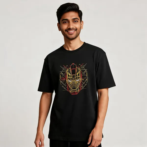 Iron_Man_Mask_Graphic_Tee_Unisex_T_Shirt_Black